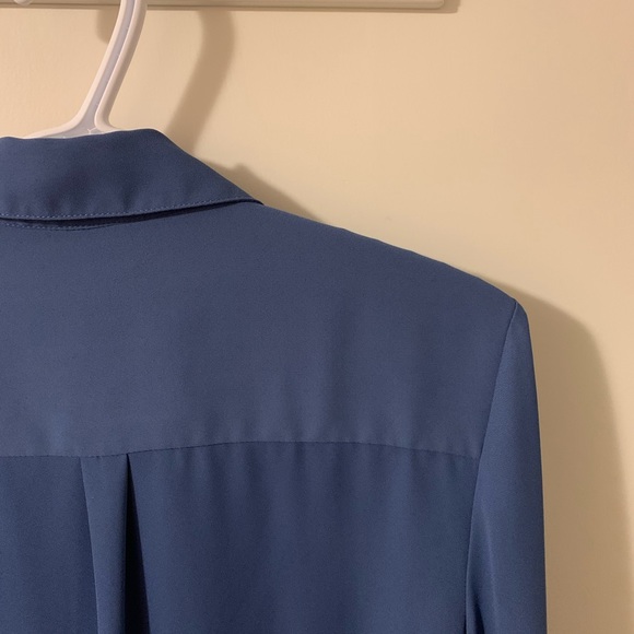 Le Chateau Blue Dress Shirt button up - Picture 4 of 8